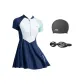 808 Swimming Cap+508 Swim Goggles Three-Piece Set