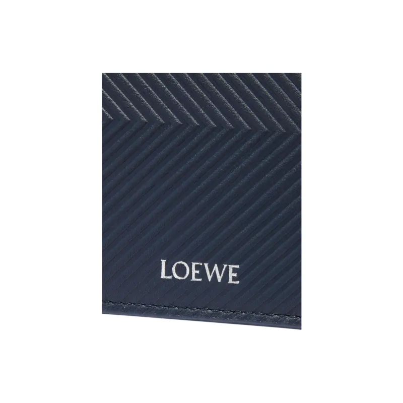 LOEWE Calfskin Wallet Men's Dark Marine Blue-4