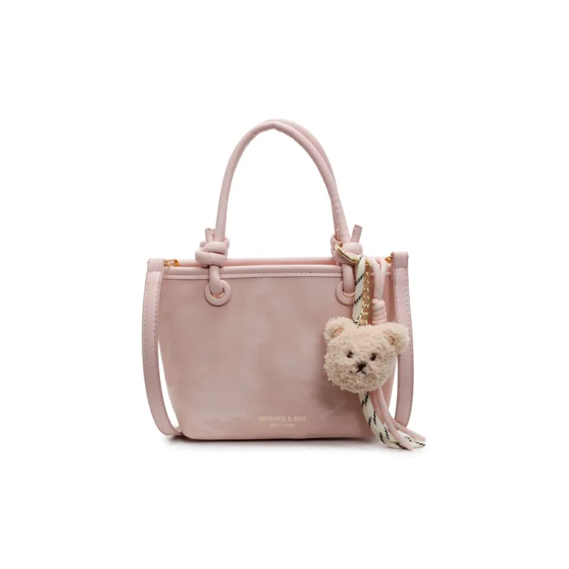 TOUTSEUL YOLO PU Crossbody One Shoulder Handbag Women's Ecru/Black/Blue/Pink-23