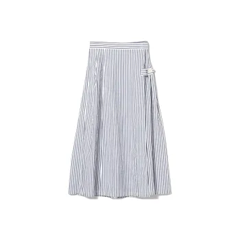 Beams Casual Long Skirt Women's Marine Blue
