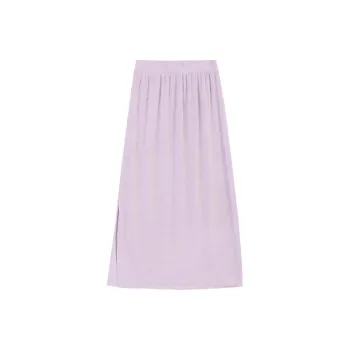 CUBIC Casual Long Skirts Women's Light Purple