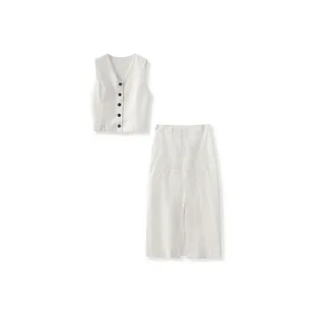 CHARM PICK Skirt Set Women's White