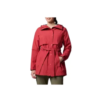 Columbia Long Valley Trench Coat Women's Red