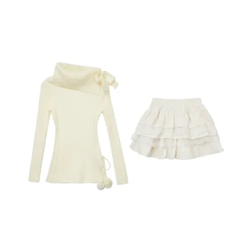 BVODE Two Piece Skirt Sets Women's