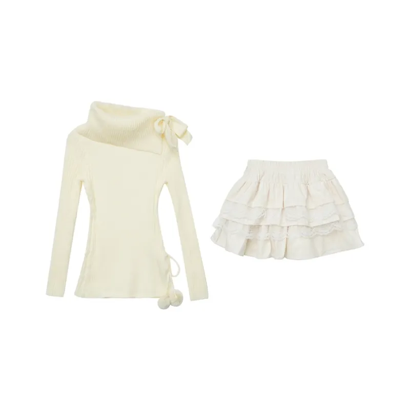BVODE Two Piece Skirt Sets Women's-0