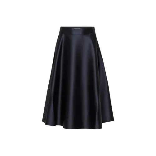 ARITZIA Babaton Futurism Satin Skirt Casual Long Skirts Women's Admiral/Admiral Color