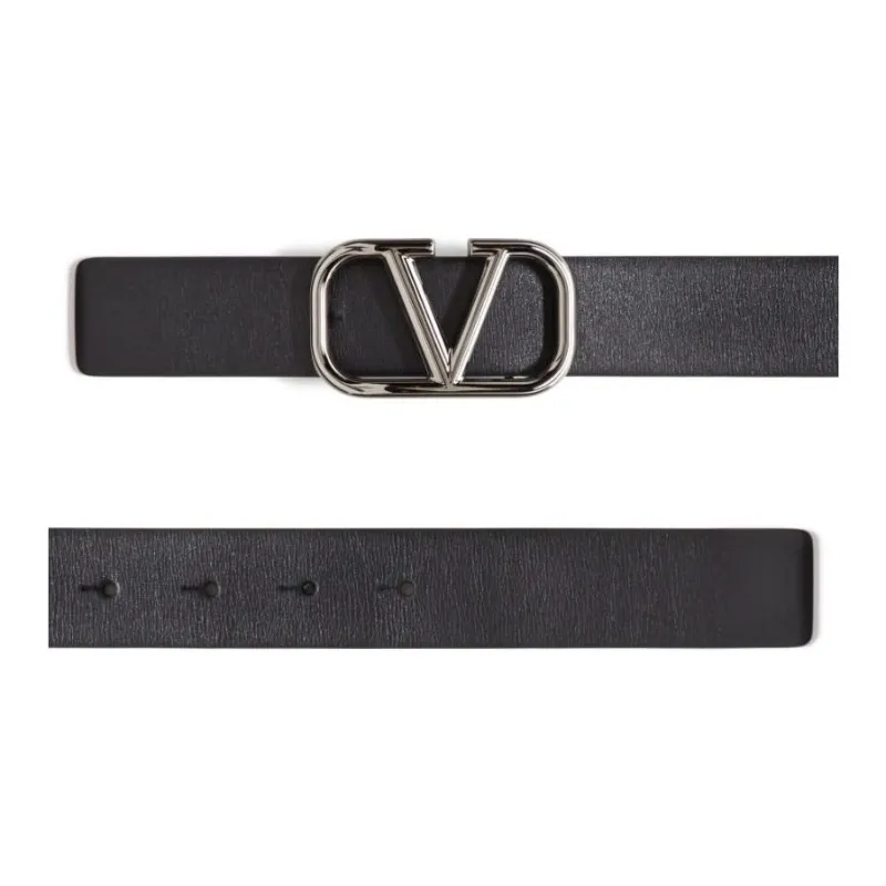 Valentino Garavani VLogo Signature 30mm Leather Belt-4