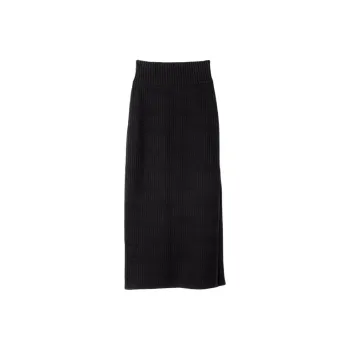 LONGCHAMP Casual Long Skirts Women's Black