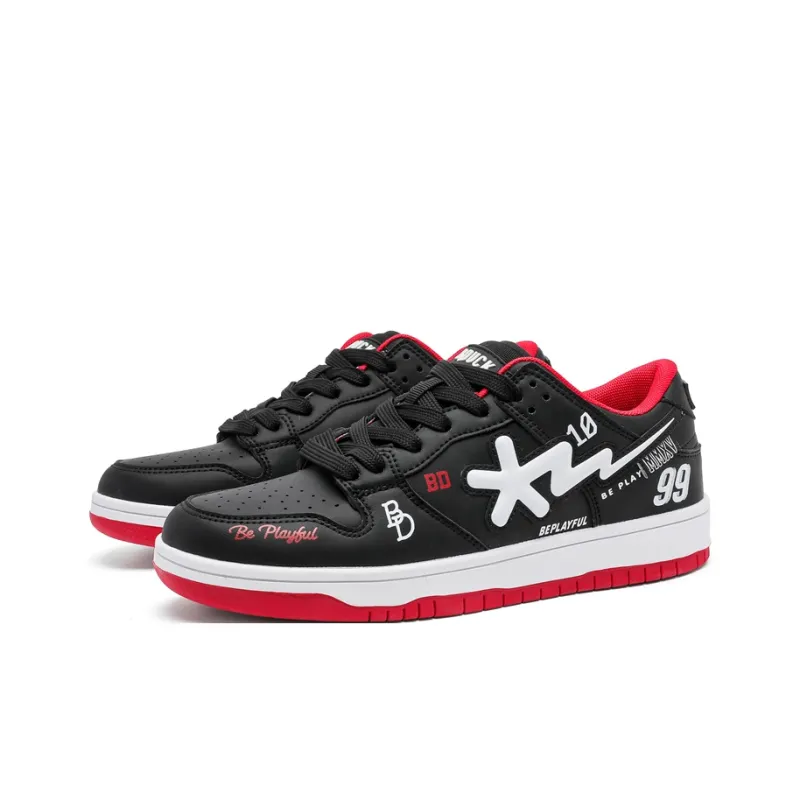 B.Duck Summer Travis Scott X AJ1 Lightning Collection Low Top Skateboard Shoes Unisex-13