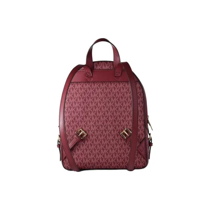 MICHAEL KORS Eco Leather Backpack Women's Mulberry Berry Red-1