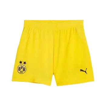 PUMA Borussia Dortmund Sports Shorts Borussia Dortmund Soccer Club 24 25 Season Women's Yellow