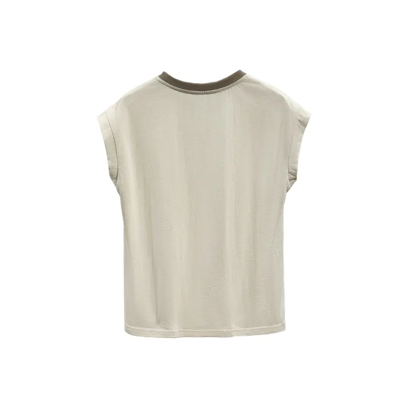 Cypress House T Shirt Women's Beige Apricot-1