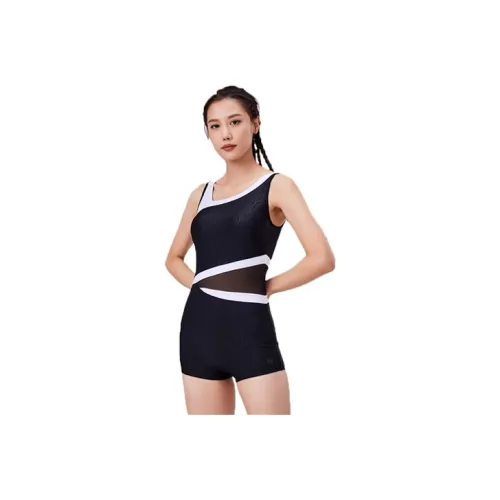 ZOKE One Piece Swimsuits Women's Black/White
