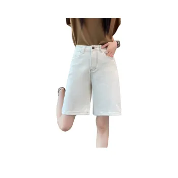 SITOL Denim Shorts Women's White