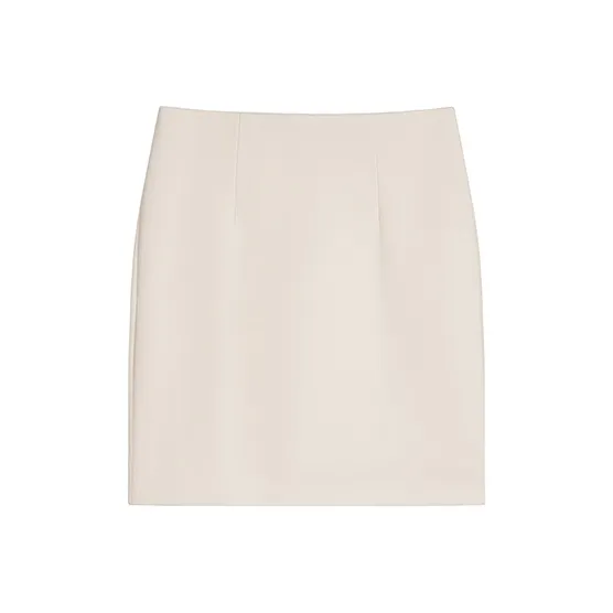 AHDO Casual Short Skirts Women's White-0