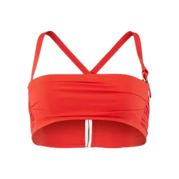 Jacquemus Cross-Back Draped Bikini Top