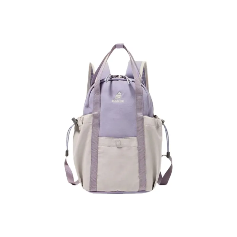 FOUVOR Nylon Fabric Backpack Women's Multicolor-5