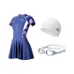 Clothing Sets (Swimsuit+Swim Goggles+Swimming Cap)