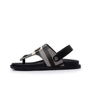 Frank Mully Beach Sandals Men's Black