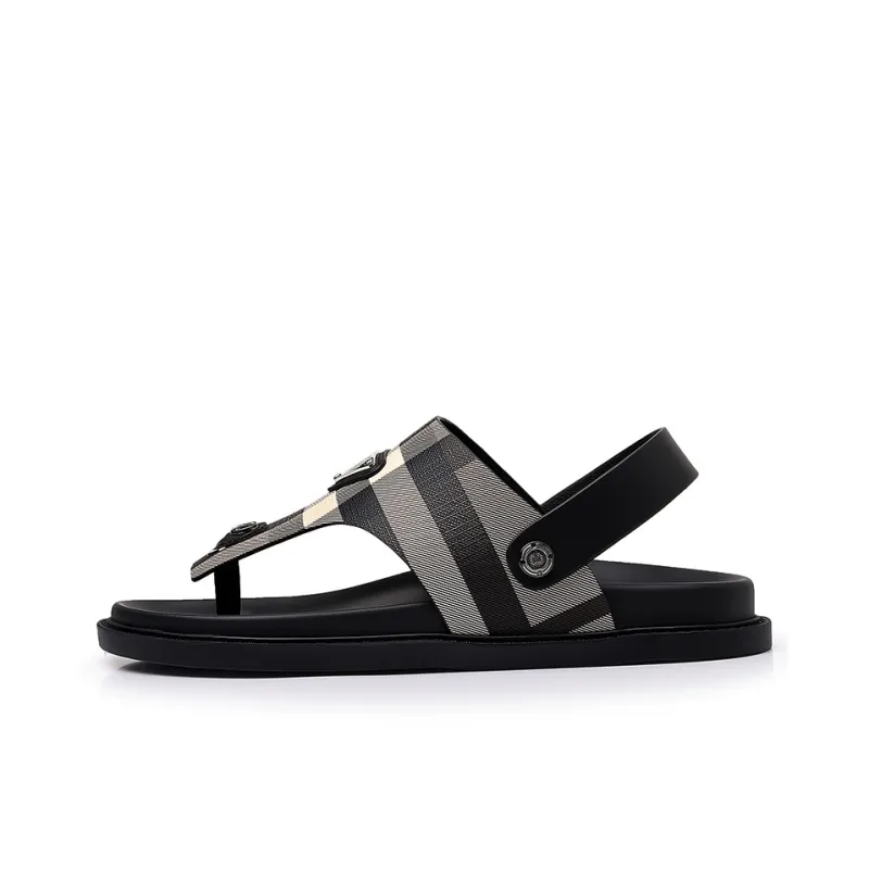 Frank Mully Beach Sandals Men's Black-0