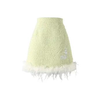 SNBL Casual Short Skirts Women's Green