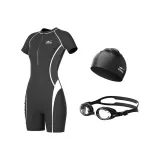 Clothing Sets (Swimsuit+Swim Goggles+Swimming Cap)