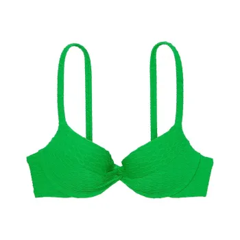 Victoria's Secret PINK Mix & Match Twist Push-Up Bikini Top/green Bikini Women's Green