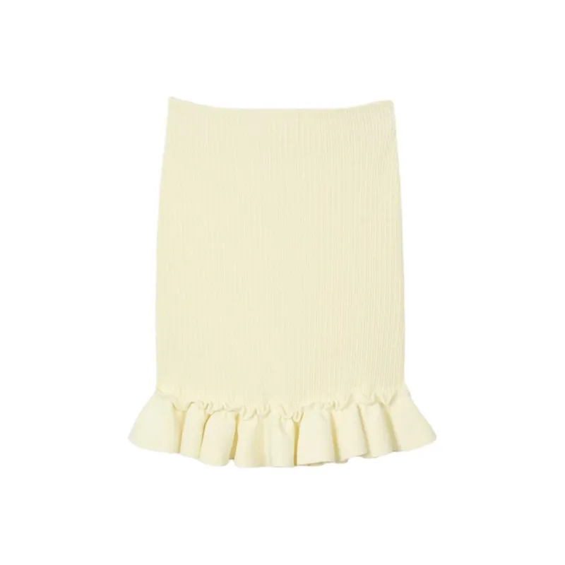 Sandro Peplum hem Midi Skirt-0