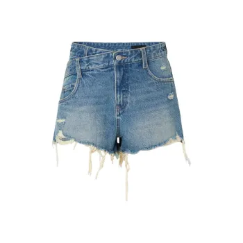 MO&CO Denim Shorts Women's Denim Blue