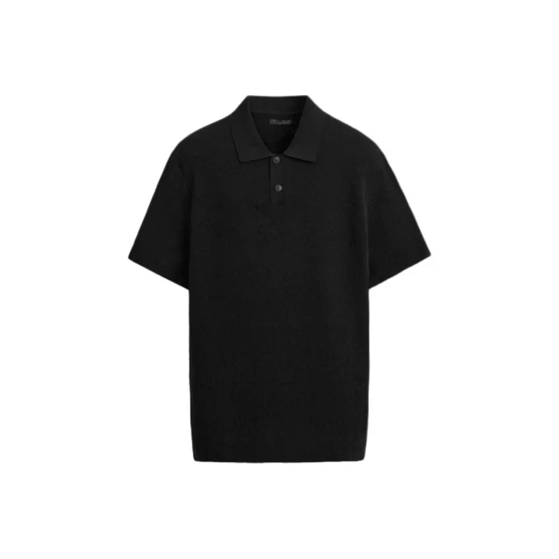 ZARA Polo Shirts Men Black-0