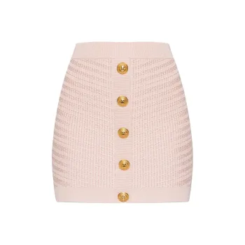 BALMAIN Casual Short Skirts Women's Pink