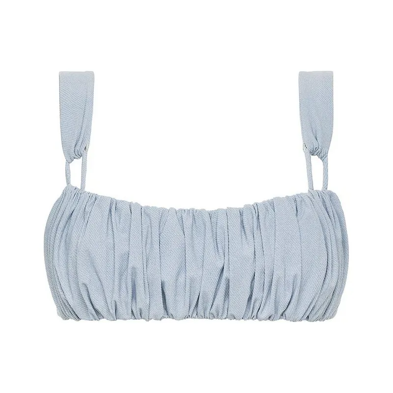 Victoria's Secret MONTCE Victoria Bikini Top / LD Bikini Women's Light Blue-0