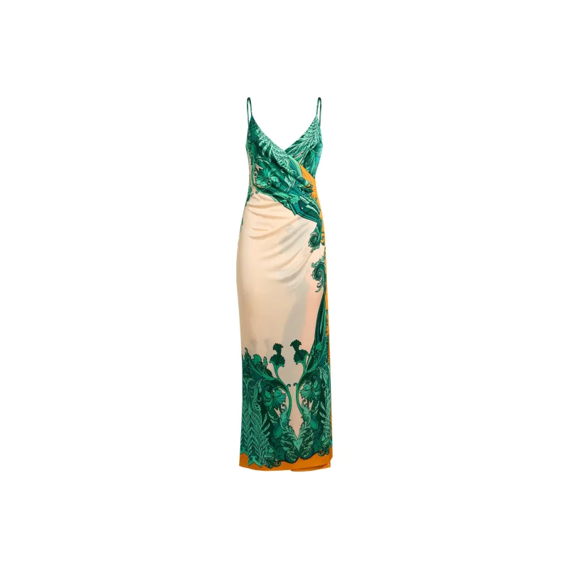 ETRO Slip Dresses Women's Green-0