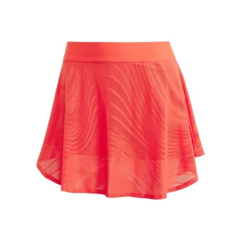 Adidas TennisClimacool FW24 Casual Short Skirts Women's Semi Transparent Red