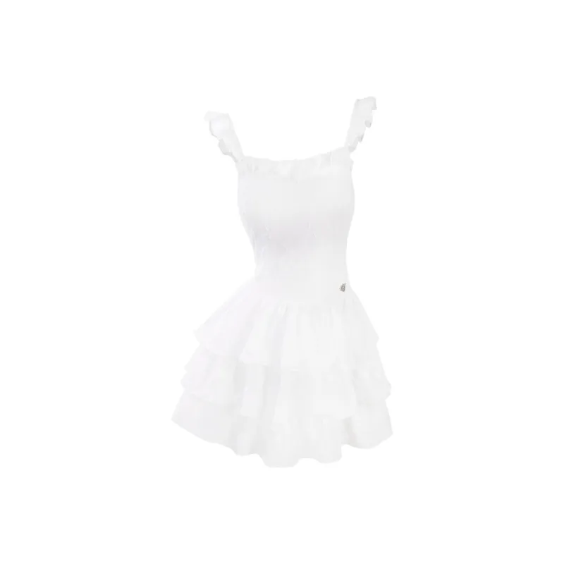 Unifree Slip Dresses Women's White-0