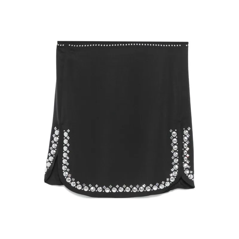 Rabanne Studded hem Mini Skirt-0