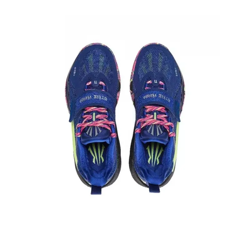 Anta KAI 1 Anti Slip Wear Resistant Low Top Basketball Shoes Men's Blue-3