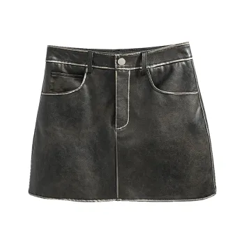 Cypress House Casual Short Skirts Women's Maillard Style Brown
