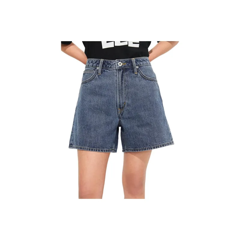 Lee Denim Shorts Women's Medium Blue-0