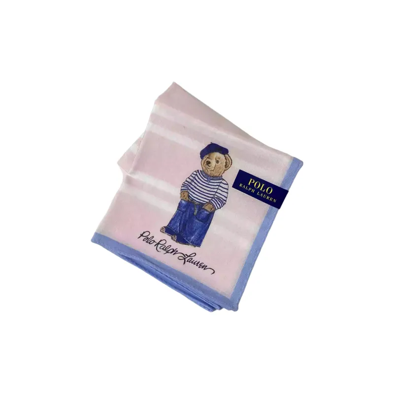 Polo Ralph Lauren Silk Scarves Unisex Pink-0