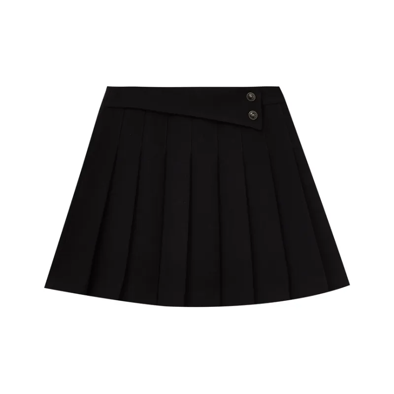 SHUIYUNJIAN Casual Short Skirts Women's Gemstone Black-0