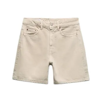 ZARA Denim Shorts Women's Beige