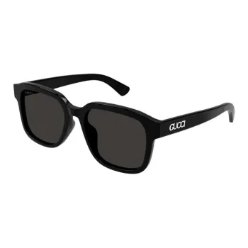 GUCCI Recycled Acetate Rectangular Sunglasses Men's Black