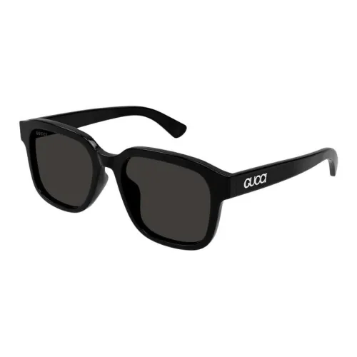 GUCCI Recycled Acetate Rectangular Sunglasses Men's Black