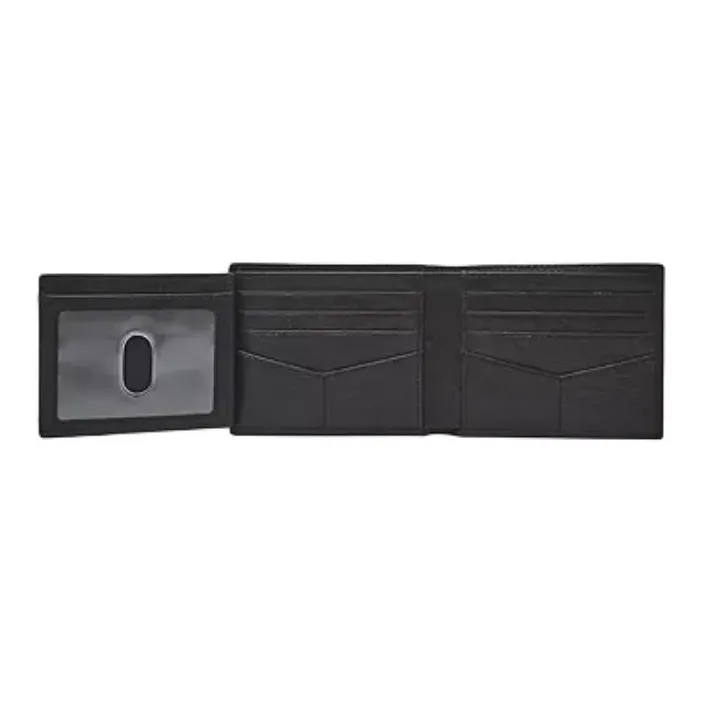 FOSSIL Leather Wallet Men's Black-3