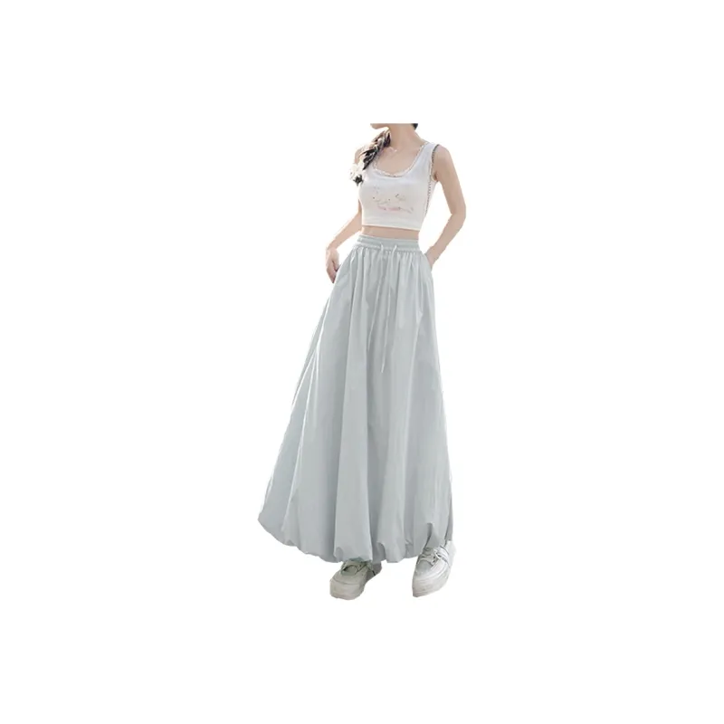 Concubine Zhu Casual Long Skirt Women's Black-3