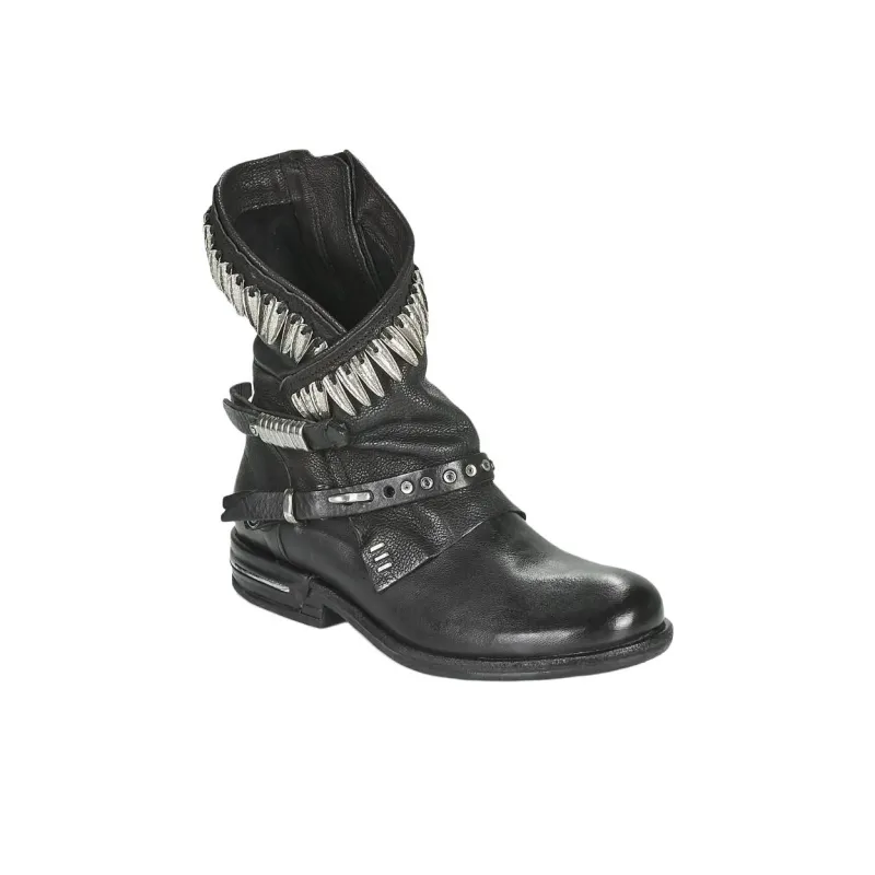 AirStep Tial Foglie Ankle Boots Women's Black-3