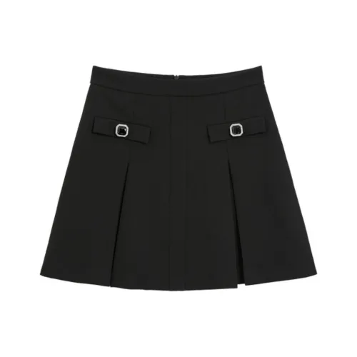 Bebe 블랙 여성 캐주얼 숏 스커트