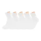 White/Orange Color[5 Pack]