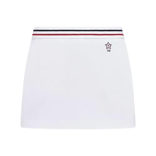 DIOR Vibe Limited Collection Casual Short Skirts Women's White